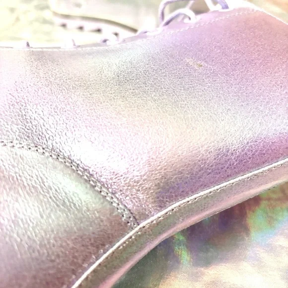 ✨ YRU metallic platform boots 6 - Picture 7 of 12